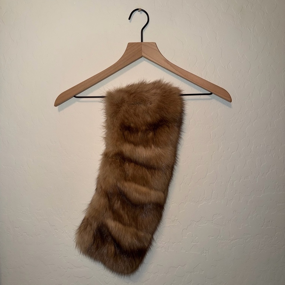 J. Mendel Golden Sable Fur Scarf